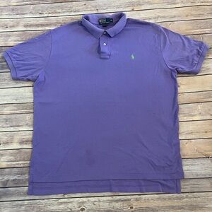 Men’s Short Sleeve Ralph Lauren Polo Purple XL